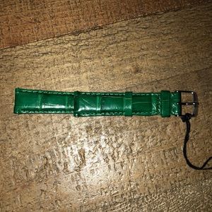 Michele Genuine Alligator watch band size 18.